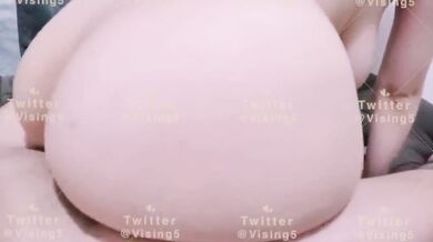 【Vising】极品颜值御姐女神在大鸡巴爸爸的鸡巴下变成淫荡的骚母狗，精液灌满骚逼流了一地！穷人女神富人精盆